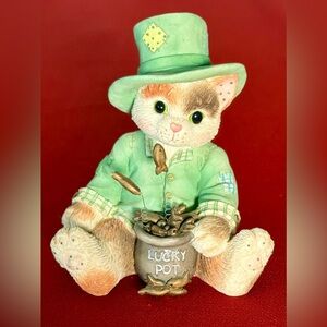 VTG ~ Calico Kittens ~ Fishin’ for Good Luck 🍀